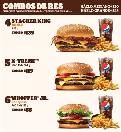 burger king menu website